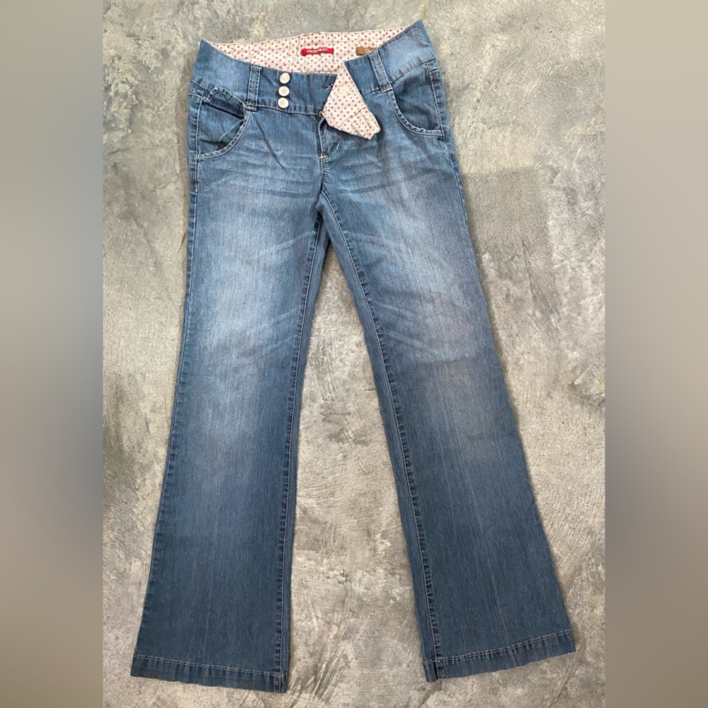 Unionbay Trinity Trouser Jeans | Y2K Flare Denim | Size 7 Juniors